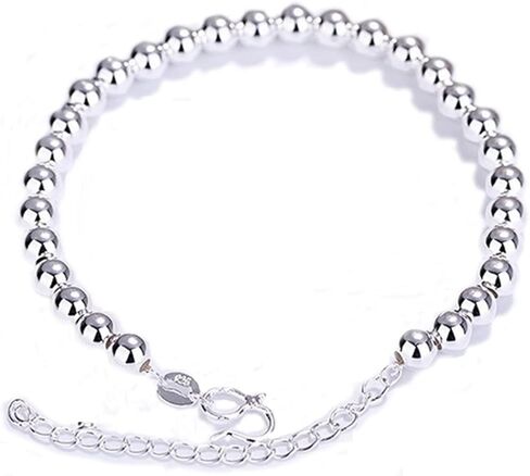 أساور سحر للنساء S925 فضة أساور للنساء قلادة سيدة سحر سلسلة المعصم سوار in Kuwait