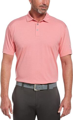 PGA TOUR Men's Soft Textured Golf Polo Shirt in Saudi Arabia