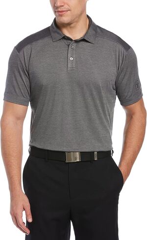 PGA TOUR Men's Soft Textured Golf Polo Shirt in Saudi Arabia