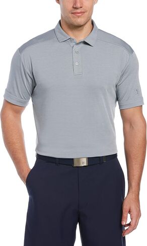 PGA TOUR Men's Soft Textured Golf Polo Shirt in Saudi Arabia