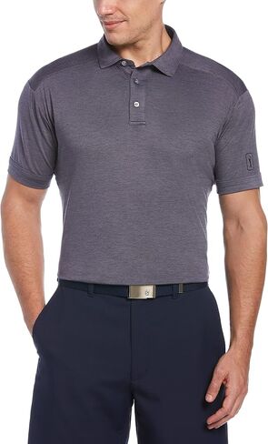 PGA TOUR Men's Soft Textured Golf Polo Shirt in Saudi Arabia
