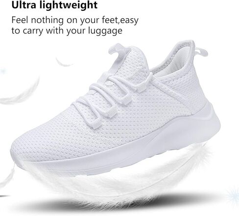دبليو  واي جي ار كيو بي ان حذاء رياضي خفيف الوزن للمشي والتنس للنساء، حذاء رياضي عصري للتمارين الرياضية وصالة الالعاب الرياضية والجري in Kuwait