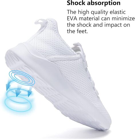دبليو  واي جي ار كيو بي ان حذاء رياضي خفيف الوزن للمشي والتنس للنساء، حذاء رياضي عصري للتمارين الرياضية وصالة الالعاب الرياضية والجري in Kuwait