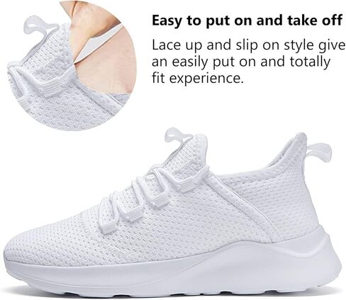 دبليو  واي جي ار كيو بي ان حذاء رياضي خفيف الوزن للمشي والتنس للنساء، حذاء رياضي عصري للتمارين الرياضية وصالة الالعاب الرياضية والجري in Kuwait