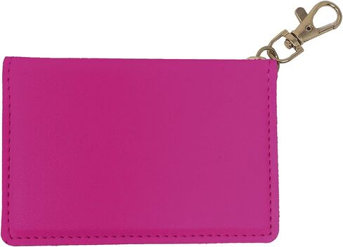 Southern Couture Solid Mint Green 5 x 4 Faux Leather Zippered ID Wallet in Saudi Arabia