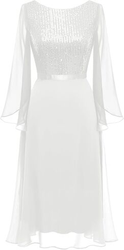 فستان رسمي من DRESSTELLS فساتين حفلات الكوكتيل مُزينة بالترتر للنساء فستان خريف 2023 in Kuwait