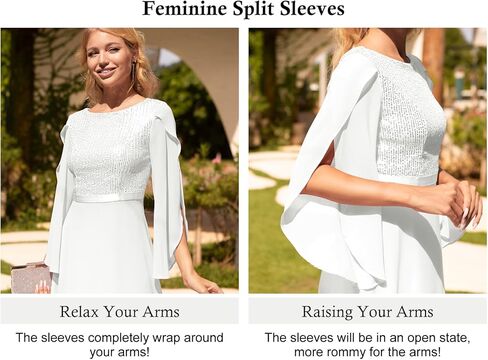 فستان رسمي من DRESSTELLS فساتين حفلات الكوكتيل مُزينة بالترتر للنساء فستان خريف 2023 in Kuwait