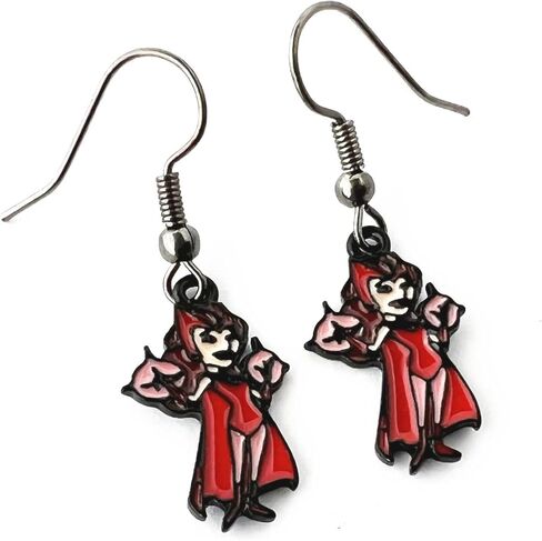 الأقراط الساحرة سكارليت فيلم كلاسيكي واندا رؤية خارقة أقراط هدايا للرجال والنساء والفتيات in Kuwait