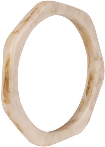 COLORFUL BLING Acrylic Tortoise Shell Acetate Mottled Cuff Bangle Resin Polygon Geometric Wrap Bracelet Wristband Jewelry for Women Girls in Saudi Arabia