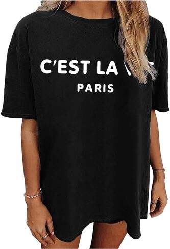 Fuputo Graphic Tees for Women Cute Summer Tops Trendy Casual Short Sleeve Tshirts Shirts Loose Comfy Teen Girl Clothes in Saudi Arabia