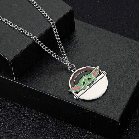 هانريشي قلادة بيبي ماستر كريستال ماستر سكاي ووكر من مجوهرات ماندالوريان، هدية تنكرية للنساء والرجال (قلادة لطيفة للأطفال), معدن, كريستال صناعي in Kuwait