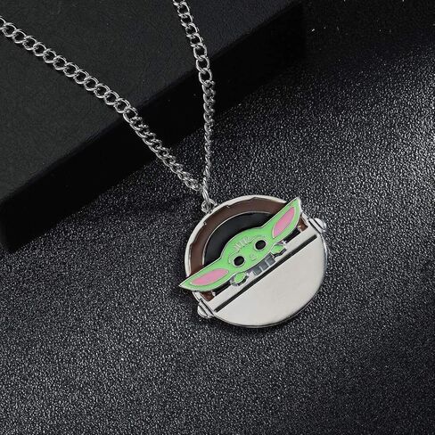 هانريشي قلادة بيبي ماستر كريستال ماستر سكاي ووكر من مجوهرات ماندالوريان، هدية تنكرية للنساء والرجال (قلادة لطيفة للأطفال), معدن, كريستال صناعي in Kuwait