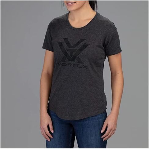 Vortex Women's Lightweight Quick-Dry Sun Protective Outdoor Casual Cotton/Polyster Camo Logo Short Sleeve T-Shirt in Saudi Arabia
