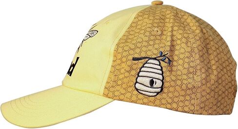 قبعة بيسبول نسائية GTC3968 Bee Kind مقاس واحد يناسب الجميع من القطن للأنشطة الخارجية، أصفر in Saudi Arabia