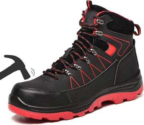 U-lite Steel Toe Safety Slip Resistant Puncture Proof Waterproof Work Shoes for Men Women Indestructible Breathable Lightweight Comfortable Men's Construction in Saudi Arabia