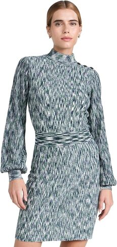 Shoshanna Women's Molly Long Sleeve Melange Knit Dress in Saudi Arabia