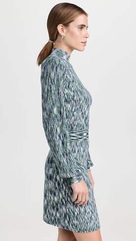 Shoshanna Women's Molly Long Sleeve Melange Knit Dress in Saudi Arabia