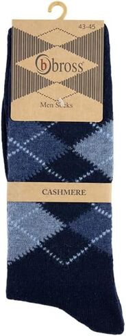 جوارب رجالية من الصوف منقوشة من BROSS جوارب شتوية من الصوف مريحة ISoft للرجال جوارب سميكة I جوارب كشمير I in Kuwait