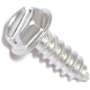 014973120528 Slotted Hex Washer Sheet Metal Screws, 8 x 1/2, Piece-100
