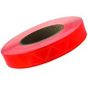 JINBING Glossy Reflective Strip Trim WarningTape PVC Backing Sew On for Safety Clothing Vest 1 inch x 27 Yard (Yellow)