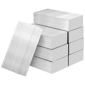 8PCS Aluminum Bar, 4 x2 x 1 Inches Aluminum Solid Mike Stock, 6061 General Purpose Aluminum Block for Industrial