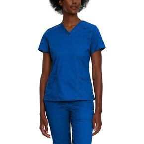 Landau Proflex Tailored Fit Comfort Stretch 3-Pocket Scrub Top for Women 4160 Galaxy 4XL