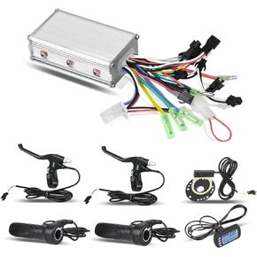 Electric Motor Control, 24V/36V 250W/350W Brushless Motor Controller LCD Panel Kit for E-Bike Electric Bike Scooter
