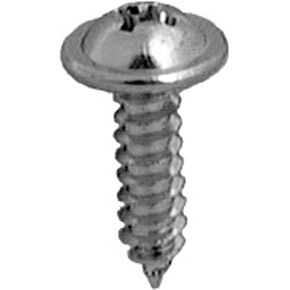 100#8 X 5/8" Phillips Round Washer Head Tap Screw Chrome
