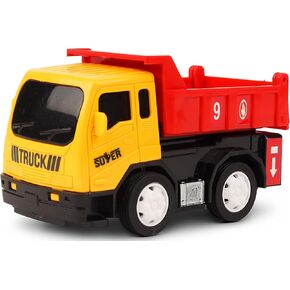 سلسلة الشاحنات الصغيرة التي تعمل بالاحتكاك من TOYZONE | خالية من مادة BPA | لعبة تعمل بالاحتكاك | شاحنة خدمة المدينة غير القابلة للكسر | التراجع | ألعاب الزحف Push & Go (رافعة سحب مركبات البناء) in Kuwait