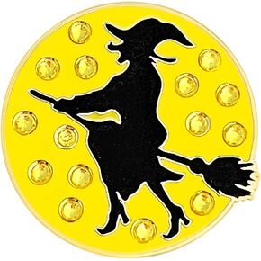 Navika Witch Crystal and Glitz Ball Marker with Hat Clip