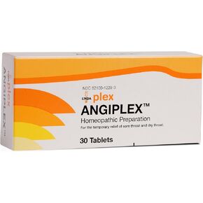 UNDA Angiplex | Homeopathic Remedy to Support Temporarily Relief of Sore Throat | 30 Tablets