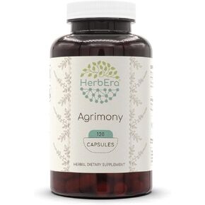 Agrimony 120 Capsules, 400 mg, Agrimony (Agrimonia Eupatoria) Dried Herb (120 Capsules)
