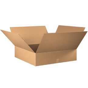 SHIP NOW SUPPLY 30x30x8 Flat Corrugated Boxes, Flat, 30L x 30W x 8H, Pack of 10 | Shipping, Packaging, Moving, Storage Box for Home or Business, Strong Wholesale Bulk Boxes