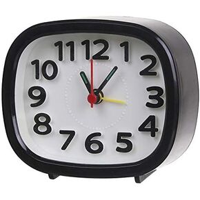 Analog Alarm Clocks for Bedrooms, Digital Alarm Clock for Kids Silent Alarm Clock Wall Clock Decor Wind up Clock Compact Alarm Clock Travel Home Decoration Small Clock
