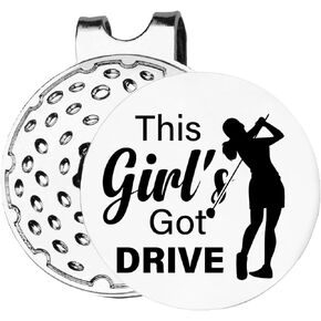 Funny Golf Gifts for Girl Women Golfers, Golf Ball Marker Gifts for Woman Golf Fan, Golf Ball Marker Magnetic Hat Clip, Golf Accessories Gifts for Women Daughter Sister Bestie BFF, Golf Novelty Gift