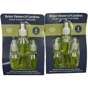 Better Homes & Garden Rainy Spring Day Aroma Accents 6 Pack, 1 Count (Pack of 1), Green