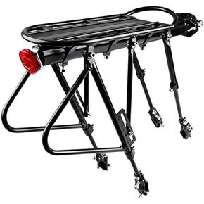 Surla Bike Carrier Rack, 310 LB Capacity Solid Bearings Universal Adjustable Bicycle Luggage Cargo Rack,Cycling Equipment Stand Footstock