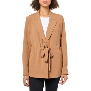 Calvin Klein Women's One Button Woven Jacket
