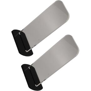 Fdit 2Pcs Acrylic Boxing Glove Stand, Vertical Boxing Glove Display Stand Baseball Glove Display Stand Acrylic Gloves Holder (Black)