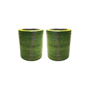 Sterling Seal 9000IR1500316GR600X48 316L Stainless Steel Spiral Wound Gasket with 316SS Inner Ring and Flexible Graphite Filler for 1-1/2" Pipe, Class 600#, Green Band with Grey Stripes (Pack of 48)