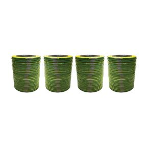 Sterling Seal 9000IR.500316GR300X96 316L Stainless Steel Spiral Wound Gasket with 316SS Inner Ring and Flexible Graphite Filler, for 1/2" Pipe, Green Band with Grey Stripes (Pack of 96)
