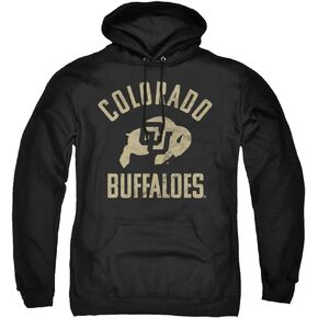 University of Colorado Official One Color Buffaloes Logo Unisex Adult Pull-Over Hoodie