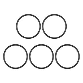 MECCANIXITY Nitrile Rubber O Ring 1.73" OD 1.5" ID 0.12" Width NBR Sealing Gasket Washer Seal O-Ring for Faucet Plumbing Air Gas Repair, Black, Pack of 5