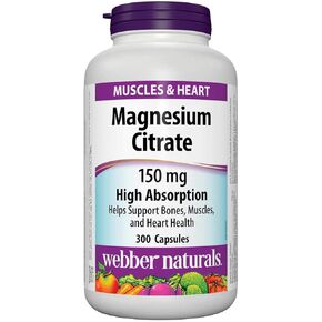 Magnesium Citrate 150 mg Capsules
