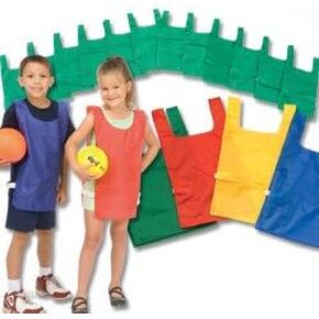 Youth Nylon Pinnies (One Dozen) - Blue