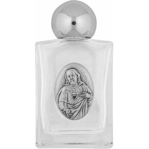 Venerare Glass Holy Water Bottle (Sacred Heart of Jesus) in Kuwait