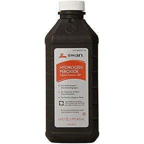 Swan Hydrogen Peroxide Antiseptic Topical Solution, 16 fl. oz.