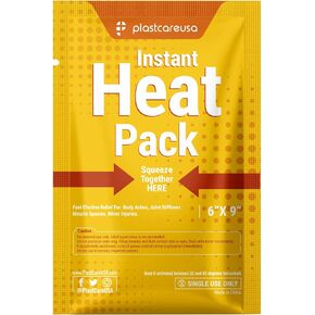 Instant Heat Packs - Disposable Hot Packs for Pain Relief, 5 in x 6 in, 25 Packs - Hot Pack for First Aid and Muscle Pain