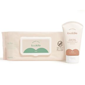 Rash Rescue Diaper Rash Paste + Wonder Baby Wipes Bundle - Gentle on Sensitive Skin, Fragrance-Free, Micobiome Mindful & Pediatrician Tested