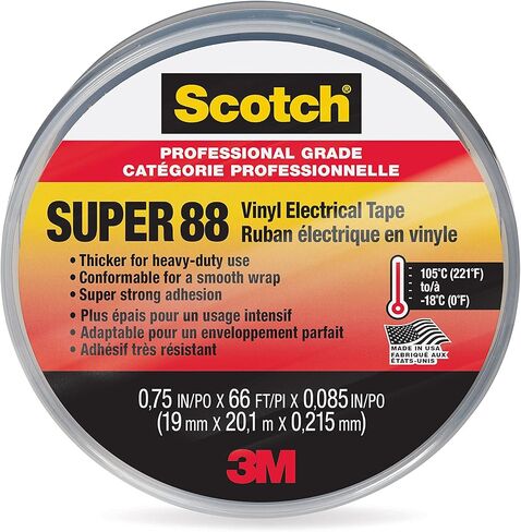 شريط 3M ELEC مقاس 3/4 بوصة X66'BLK in Kuwait